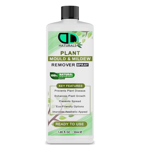 DD Teck Plant Mould & Mildew Remover Spray – Eradicates, Controls & Protects | Ready to Use Natural Fungicide for Flowers, Fruits, Veg & Shrubs | Indoor & Outdoor Plant Protection & Growth (50ml)