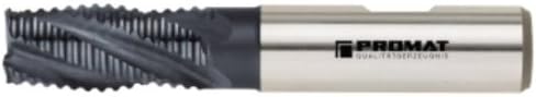 PROMAT 866448 Shank Type D E,18 MM Hss-Co5 Spiral Drill Bits Set TiCN DIN844 Type: no Holes 4Schneiden Short
