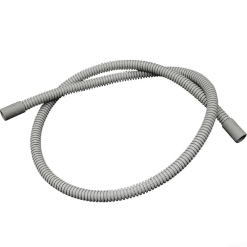 Manguera de drenaje para secadora de 10 mm de diámetro, tubo de descarga de agua PE+PT con adaptador de extensión, compatible con electrodomésticos de lavandería, (1,5 m)