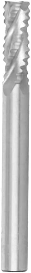 Utoolmart Straight End Mill Cutter, High Speed Steel HSS-AL, 4 Flute CNC Router Bits, 16mm x 16mm x 63mm, 1 Pcs