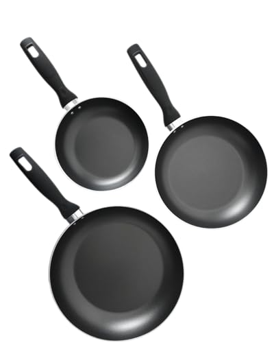 3-Piece Non Stick Frying Pan Set – Professional Pan Sets Non Stic...