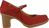 Verschluss: Schnalle El Naturalista N5402 Dovela Damen Riemchenpumps,Mary-Jane,festlich,Oktoberfest,Dirndl,Wiesn,Trachten-Schuh,Herausnehmbare Ledersohle,Tibet,41 EU