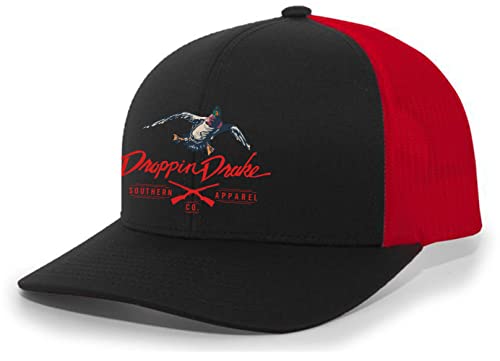 Image of Mallard Duck and Gun X Logo Mesh Back Trucker