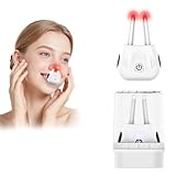 Red Light Therapy for Nose, Portable Red Light Nasal Therapy, Nasal Soothing Device with Storage Compartment, Type C Charging