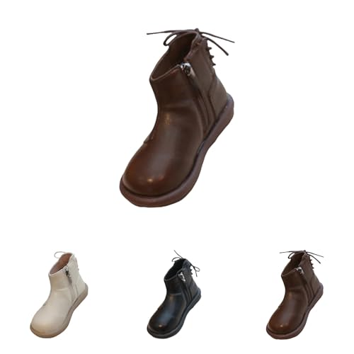 Baby Girls Boys Boots High Top First Walking Shoes Toddler Soft Sole Anti-Slip Side Zipper Winter Girls Rain Coat Boots2