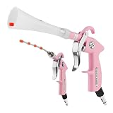 Tornado Dry Cleaning Gun Detailing Interior Dryer Air Blow Gun High Pressure Blower Gun for Women Car Detailing Kit Interior Cleaner Works with Air Compressor and Quickly Removes Surface Dirt Pink