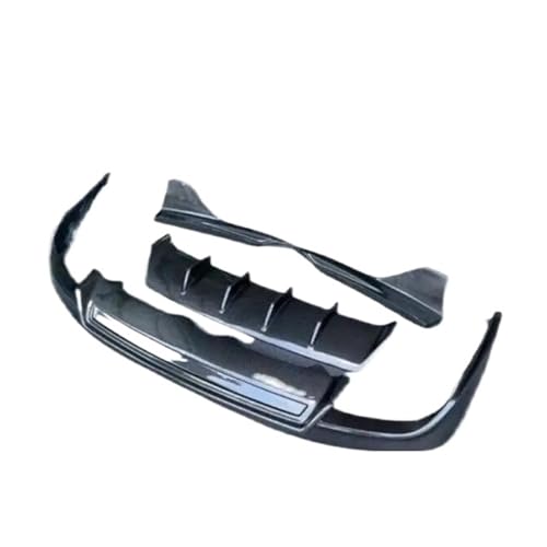 リアルカーボンファイバーリアバンパートランクリップディフューザーサイドアングルレクサス IS200T IS250 IS300 2017 2018 2019 2020 2021 2022 4 ピース/セット(Silver)