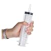 6pcs 150ml Syringes Large Plastic Syringe for Scientific Labs and Dispensing Multiple Uses