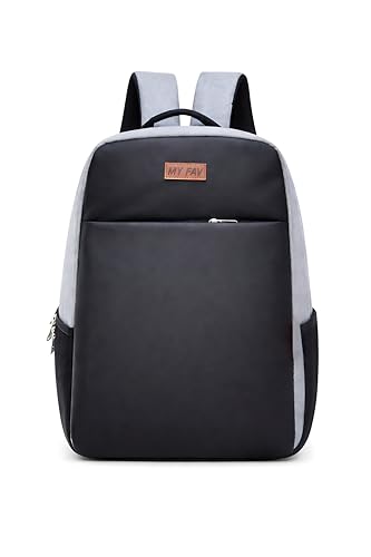 Image of MY FAV Laptop Backpack | Printed Lightweight Laptop Bag for Men & Women | Water-Resistant Office, School & College Backpack | Spacious & Durable with Multi Compartments |Fits Up to 17 inch Laptop