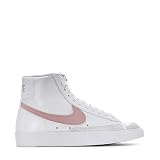 Nike Blazer Mid 77 Vintage Women's Shoes, White Pink Oxford Black, 8