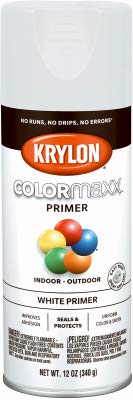 Krylon K05584007 12 Oz White Colormaxx Primer