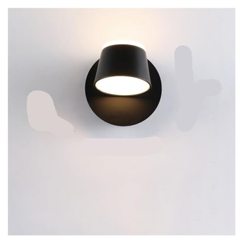 Lámpara de pared LED giratoria moderna de 8W Warm White para dormitorio y pasillos