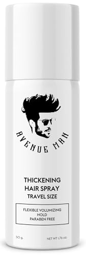 Image of Avenue Man Hair Thickening Spray for Men - Travel Size - Professional Volumizing & Strong Hold Texturizing Spray for Men - Humidity Resistant & Easy Rinse Formula - Mens Hairspray Extra Hold - 1.76 oz