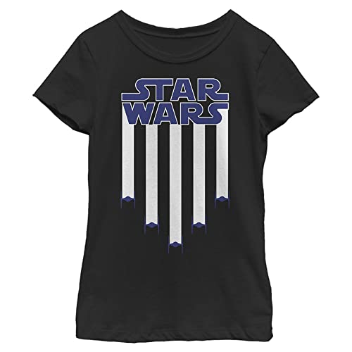 T-shirt Star Wars fille manches courtes noir imprimé cinéma taille S