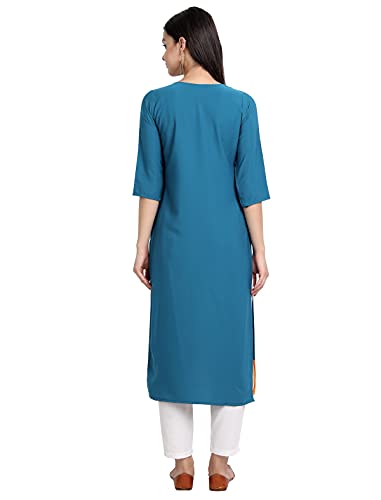 Image of Women's Crepe Regular Kurta