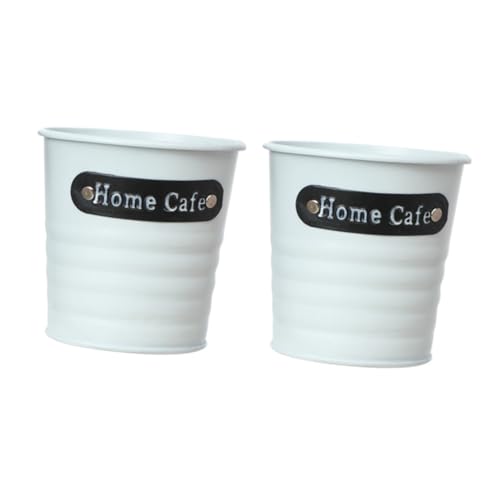 BESTonZON 2pezzi Secchio Per Retrò in Contenitore Per Piantare Decorativo Accessorio Per Foto Adatto Secchi e Piante