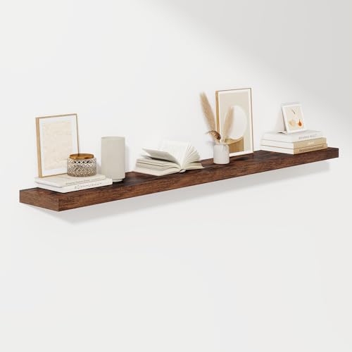 Fun Memories 66 Inch Fireplace Mantel Shelf with Invisible Bracket,