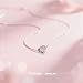 LMLMECREA Herz Charms Anhänger 925 Sterling Silber mit Rosa Hundepfote- Charm für Europäische Armbänder - Geschenk für Frauen