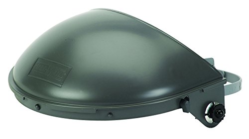 FIBRE-METAL F5500 Hard Hat High Performance Faceshield Headgear with Speedy Mounting Loops, Gray Medium