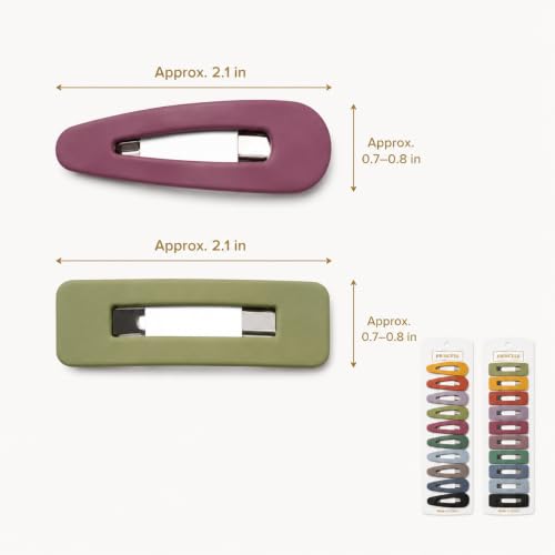 20 pinzas pequeñas para cabello en colores candy miniatura 2