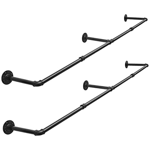 eSituro 2x Percheros de Pared para Colgar Ropa Cover
