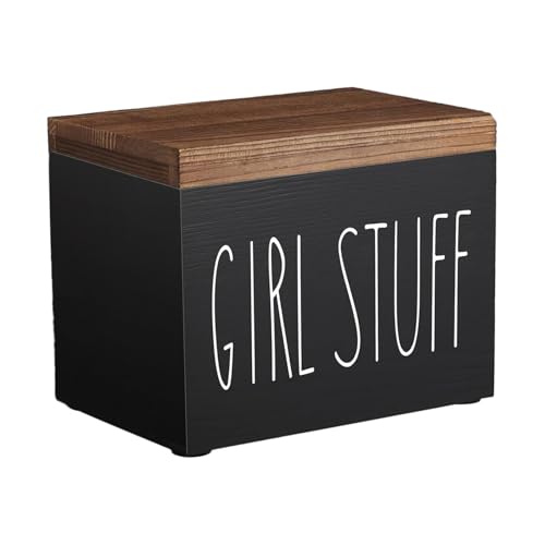 Riaisttd Contenedor de tampones de baño, organizador femenino – Funda para compresas de reserva – Para baño, ducha, dormitorio, salón, apartamento, tocador, encimera de trabajo, dormitorio