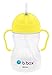 b.Box Sippy Cup with Innovative Weighted Straw | Easy-Grip Handles| Color Lemon | 8 oz. | BPA-Free| Phthalates & PVC Free | Dishwasher Safe