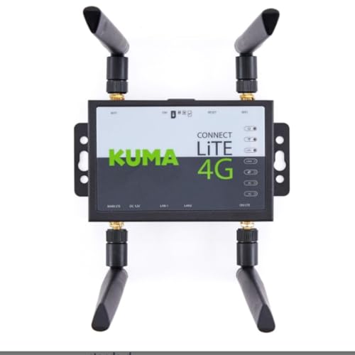 Kuma Connect LiTE 4G LTE Hotspot Router mit SIM Karte – Mobiler WLAN Router 150 Mbit/s – Tragbarer LTE Router & Hotspot für Zuhause, Garten, Büro & Reisen – MiFi Internet Box 12V/240V