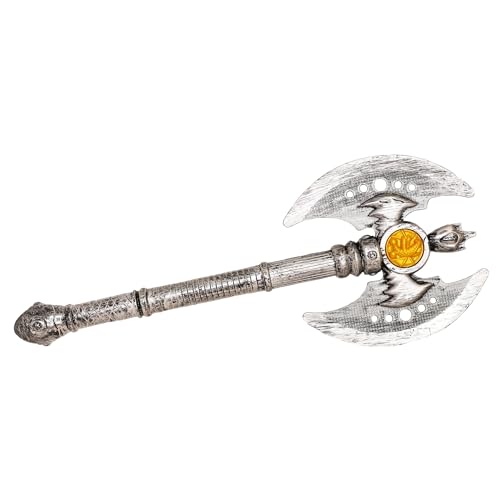 Toyland® 41 cm (16 Zoll) realistisches metallisches Kampfaxt-Spielzeug – Thor & Wikinger Rollenspiel-Kostümzubehör – Rollenspiel – 1 zufällig ausgewählt