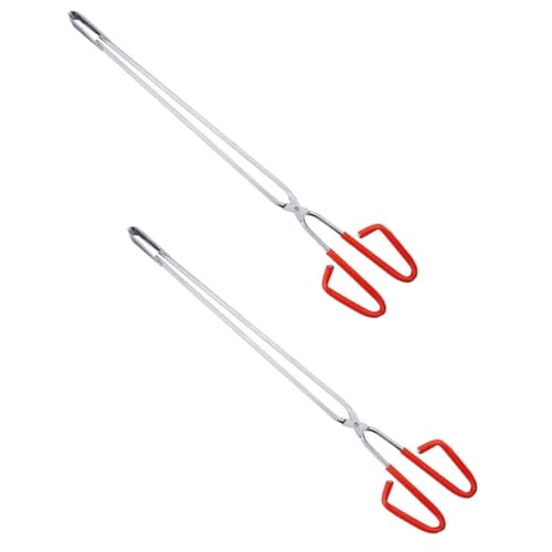 VALICLUD 2 pièces Pinces à Déchets Acier Inoxydable Outils Légers et Portables pour Ramassage à Distance Durables et Pratiques pour Nettoyage Extérieur