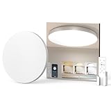 「Coizabera」LED シーリングライト 6畳 28w 3600lm 調光 調色 豆電球常夜灯 タイマー・メモリ機能 照明 天井 おしゃれ ledライト 蛍光灯 リモコン付き 和室/洋室/寝室/玄関/リビング/キッチン適用（白枠）