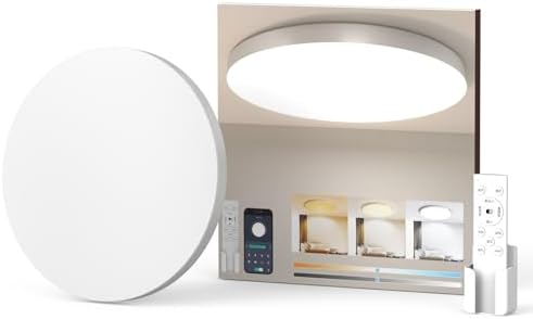 （18:00時点） 「Coizabera」LED シーリングライト 6畳 28w 3600lm 調光 調色 豆電球常夜灯 タイマー・メモリ機能 照明 天井 おしゃれ ledライト 蛍光灯 リモコン付き 和室/洋室/寝室/玄関/リビング/キッチン適用 3年保証（白枠）