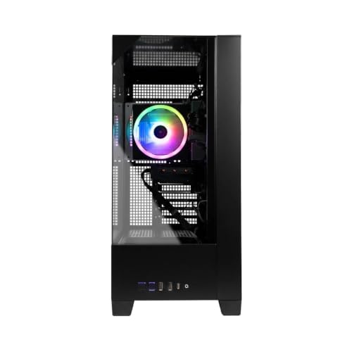 Image of Skytech Gaming Shadow 5 Gaming PC, Intel i5 14400F 2.5GHz, NVIDIA RTX 5060 Ti 8GB VRAM, 1TB NVMe SSD, 16GB DDR4 RAM 3200, 750W Gold PSU, Wi-Fi 5, Windows 11, Desktop
