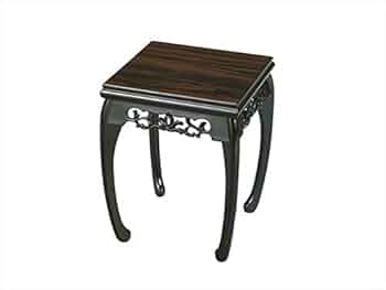 彫刻入り黒檀　高級花台 黒丹☆高級花台☆