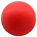 Vivifying Balle rebondissante indestructible pour chien, en caoutchouc naturel, pour rapporter, attraper, lancer (rouge)
