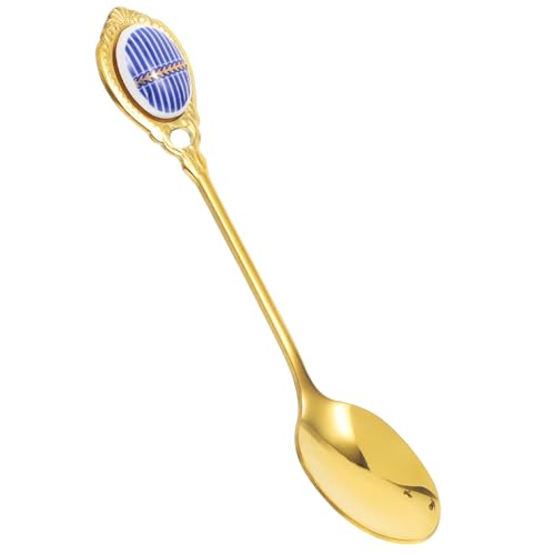 Toyvian Cucchiaio Per Mescolare in Acciaio Inossidabile Cucchiaio Da Dessert Piccolo Posate Da Cucina Facile Da Pulire e Riporre