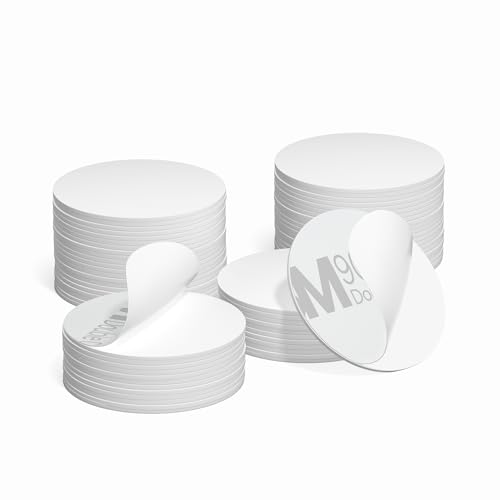 100 Nfc Tags Sticker, 215 Etichette In Pvc Ntag215, Retro Adesivo Rotondo Da 25 Mm, 504 Byte Compatibile Con Tutti I Telefoni Cellulari E Altri Dispos