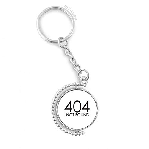 Porte-clés 404 Erreur rotatif pour ne plus perdre vos clés