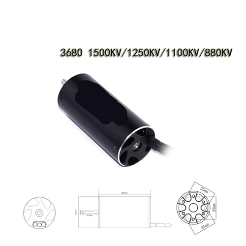 Moteur sans balais 3680 880KV avec capteur 4 pôles pour modèle RC