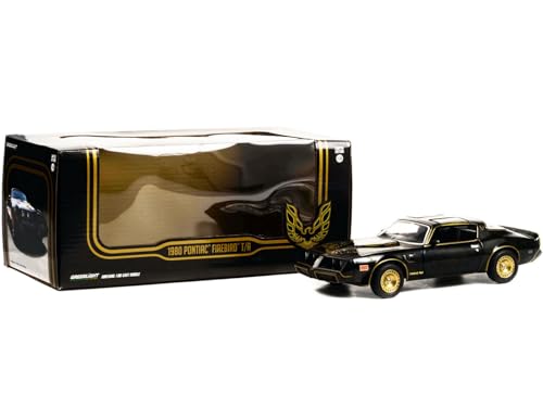 Modelo a escala 1:24 Pontiac Firebird Trans Am 1980 negro miniatura 1