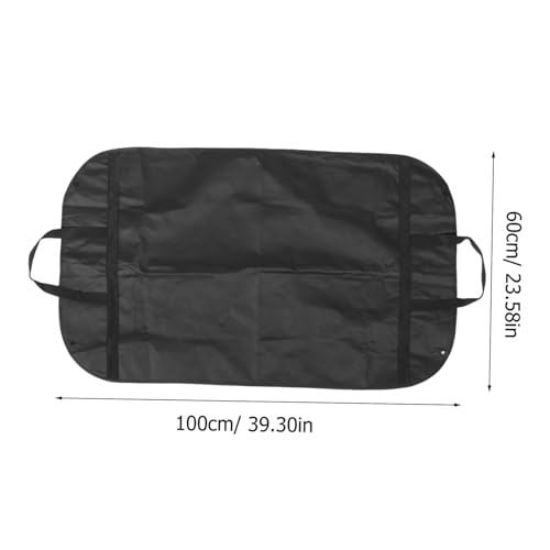 PartyKindom Professional Suit Dust Cover Non Woven Garment Bag Cover Travel Storage Bag Breathable 60x100cm Loop Handles2