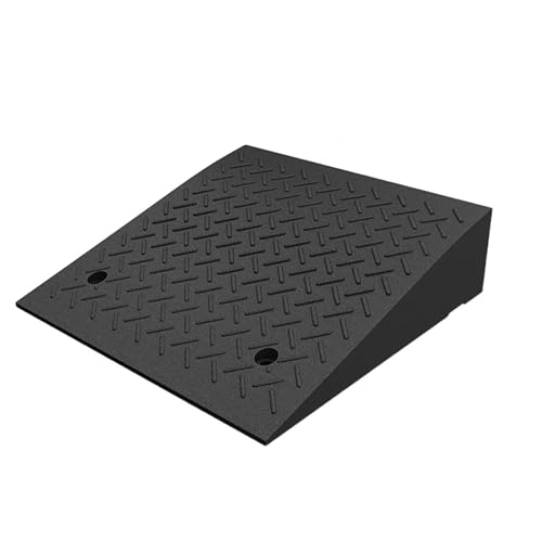 Rampa de umbral de goma para silla de ruedas, antideslizante miniatura 1