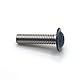 Metallschrauben M6 x 25 mm RAL 7016 Anthrazitgrau Linsenkopf Innensechskant mit Sockel Edelstahl A2 von 50