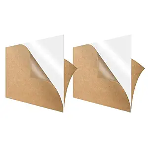 BIGIMALL Acrylic Sheet 2pcs Milky White Opaque 2Mm 12 Inch X 18 Inch Pack of 2 pcs