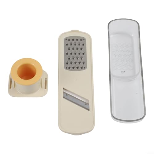Cortador de Ajo 3 en 1 con Contenedor ABS Blanco miniatura 6
