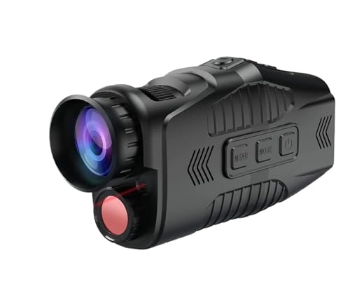 Dispositivo de visión Nocturna Monocular R11 1080P, Zoom Digital 5X, visión Nocturna infrarroja, telescopio de, día al Aire Libre, Noche, Uso Dual Completo(Add 64G)