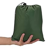 Fácil de operar: la carpa se unirá con clavos y cuerdas, puede construir una carpa en el suelo o entre dos árboles, donde quiera