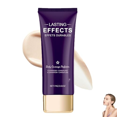 Body Coverage Perfector,Maquillaje de Piernas,Maquillaje Corporal Resistente al Agua,Maquillaje Tapar Tatuajes,Cicatriz Corrector,Ligero y Natural,Consigue una Piel Perfecta Fácilmente,Blanco Marfil
