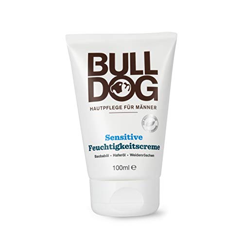 BULLDOG - Cuidado de la piel para hombres | Crema hidratante sensible | Crema facial para pieles sensibles | 100 ml