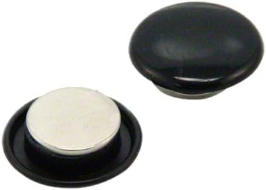 Large White Planning Office Magnets for Fridge, Whiteboard, Noticeboard, Filing Cabinet - 40mm dia x 8mm high - Pack of 12